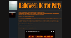 Desktop Screenshot of halloween-horrorparty.de
