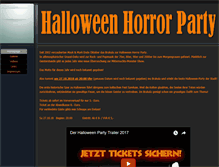 Tablet Screenshot of halloween-horrorparty.de